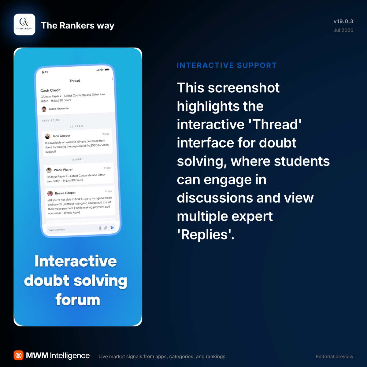 The Rankers way - Education App | MWM
