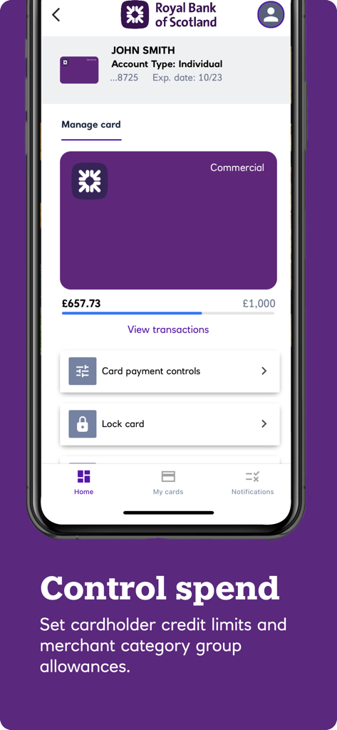 Royal Bank ClearSpend - Finance App | MWM