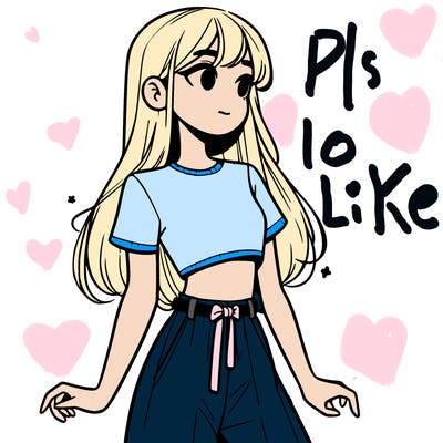 girl in a cute crop top