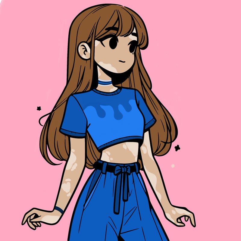 girl in a cute crop top