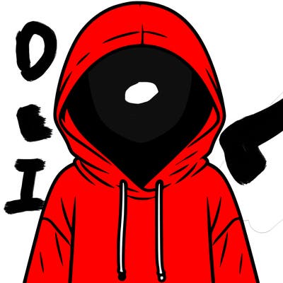 faceless girl in hoodie