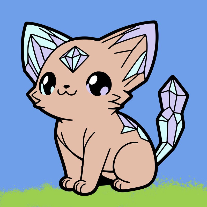 crystal kitten