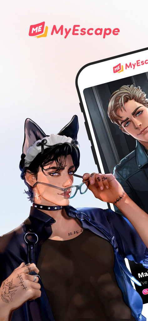 My Escape: My Secret Crush - Personaggi maschili dal gioco di storie di appuntamenti interattivi My Escape