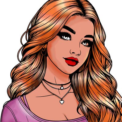 detailed realistic girl