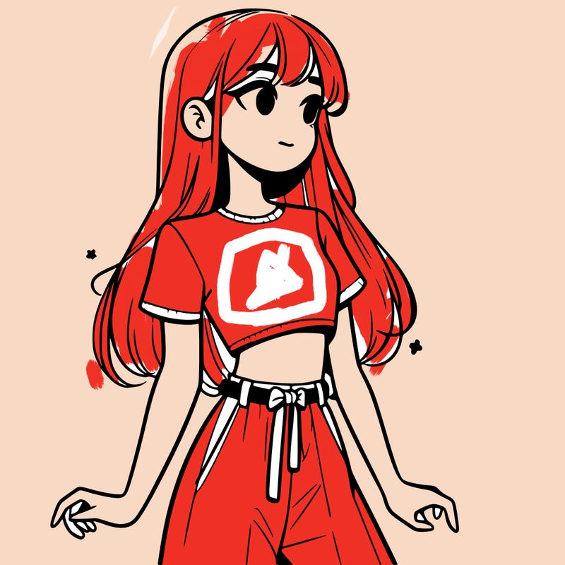 girl in a cute crop top