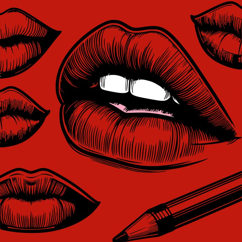 realistic  lips