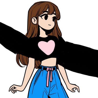 girl in a cute crop top