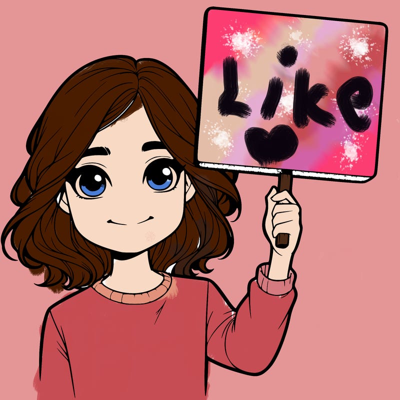 realistic girl holding up a sign