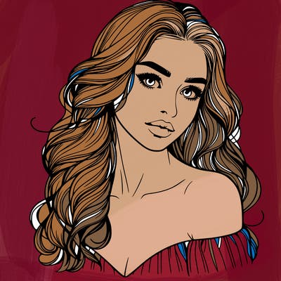 beautiful realistic girl