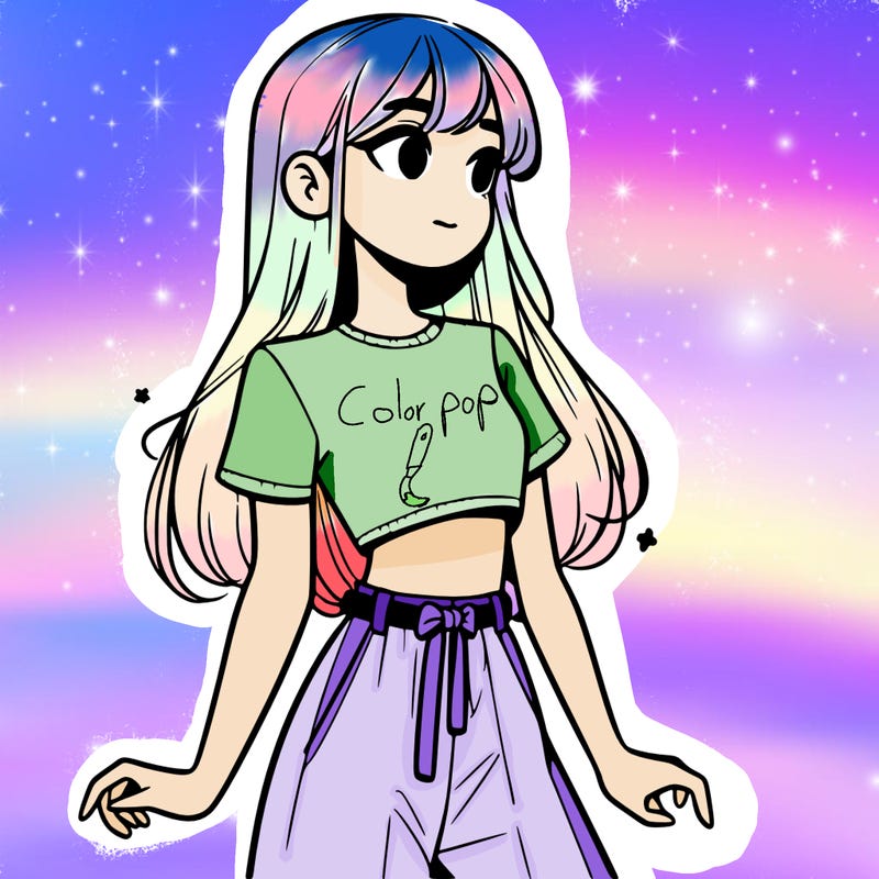 girl in a cute crop top