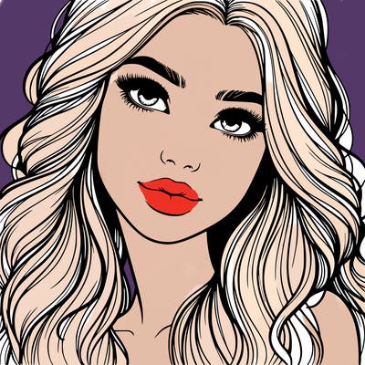 beautiful realistic girl