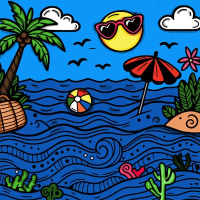 summer ocean vibes