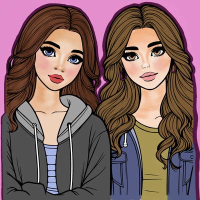 pretty teenage girl friends realistic