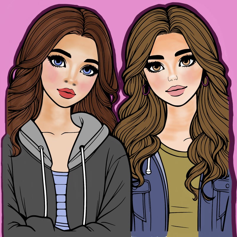pretty teenage girl friends realistic