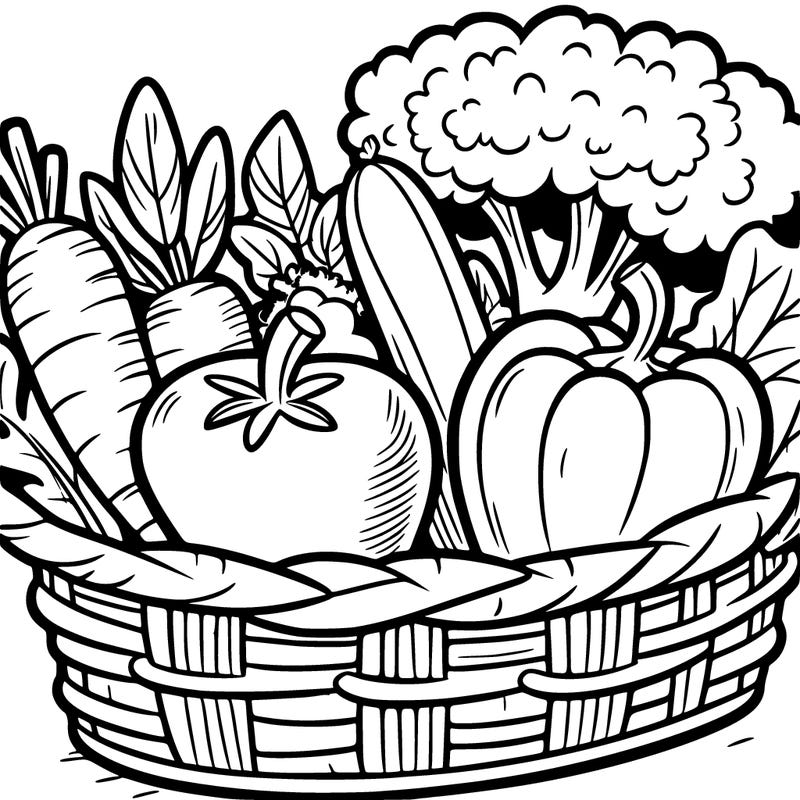 vegetables in a basket