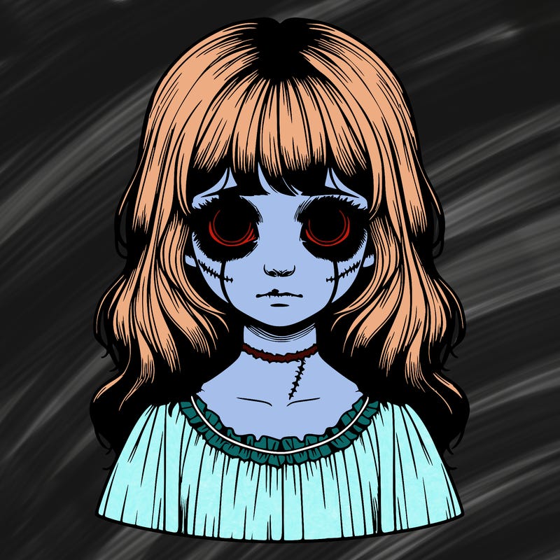 realistic girl creepy for halloween