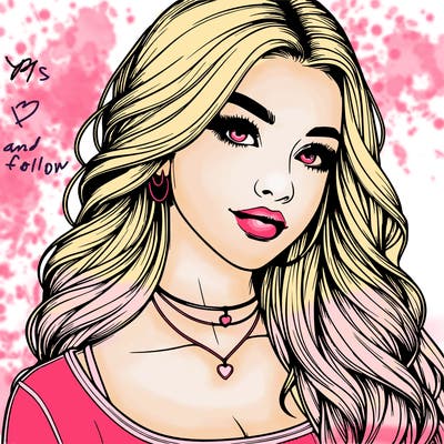 detailed realistic girl