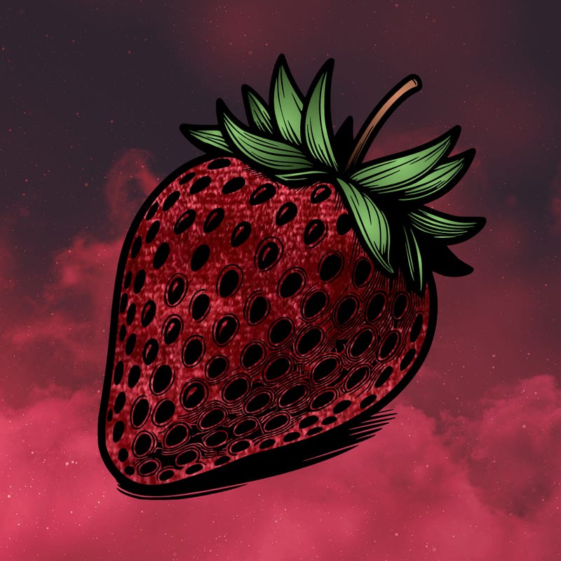 realstic strawberry