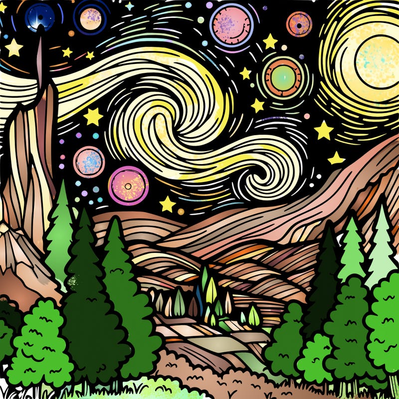 starry night serenity