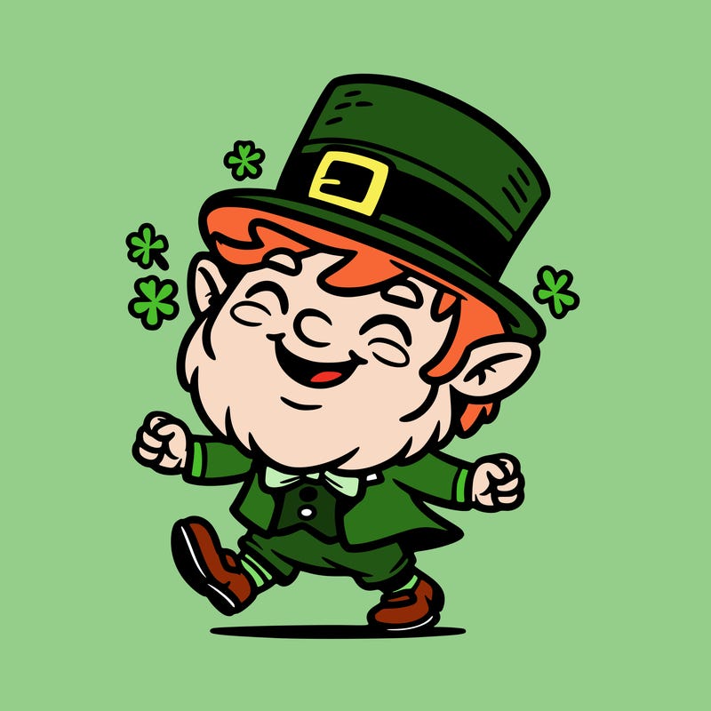 happy leprechaun