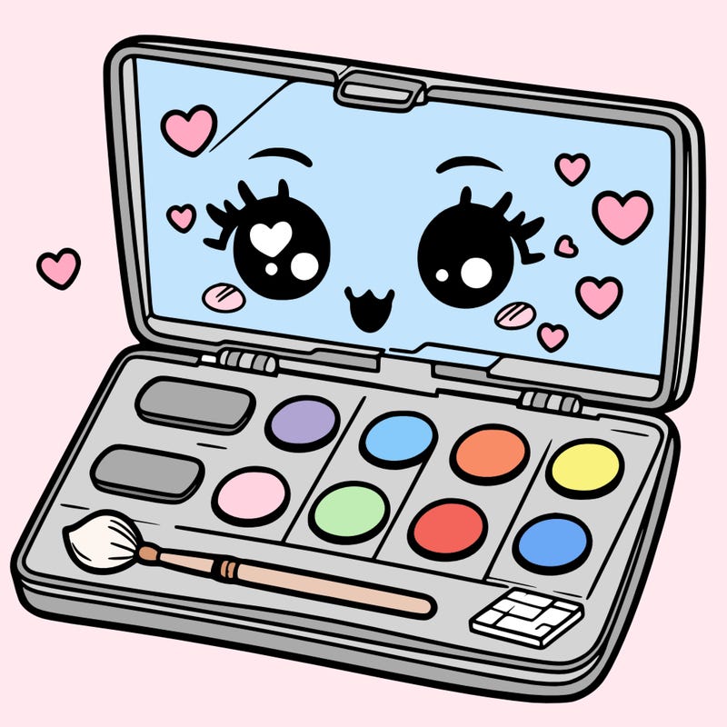 makeup pallet