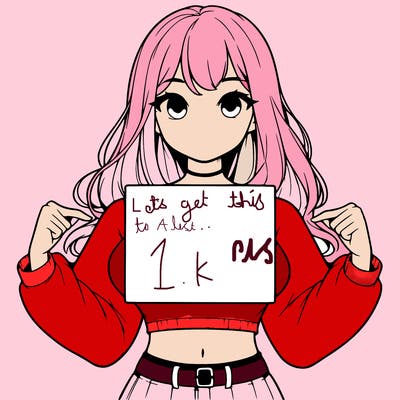 girl holding a blank sign in a long sleeve crop top