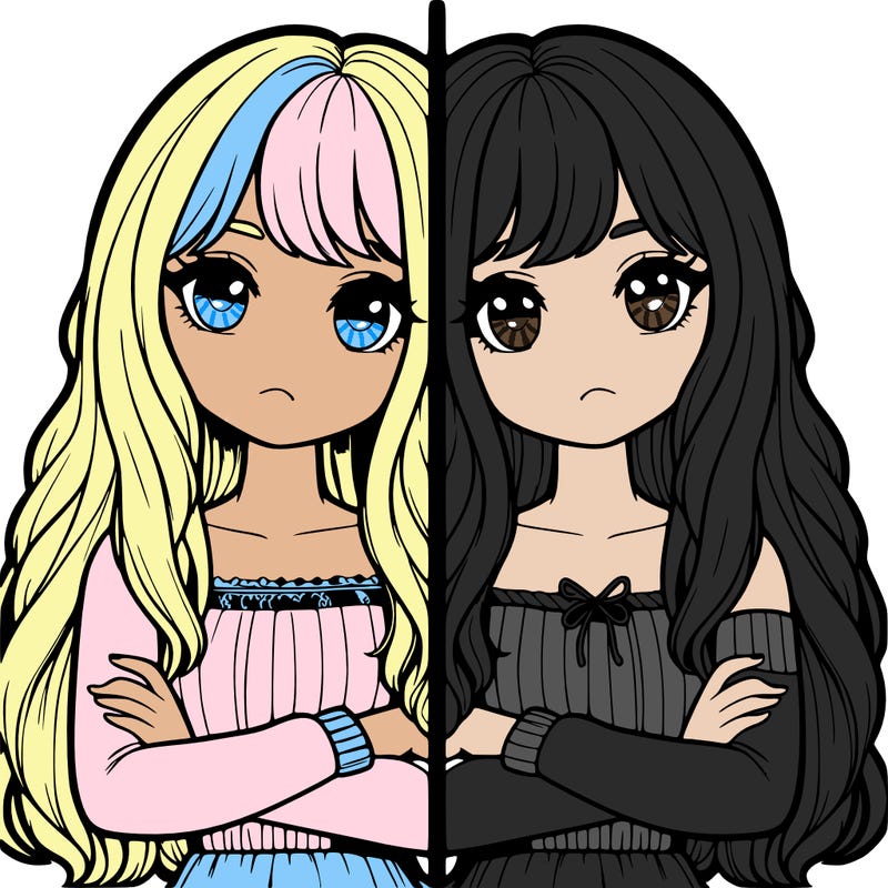 realistic girls split