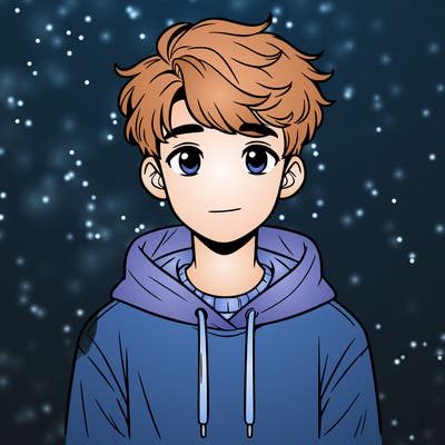 teenager boy with sweatshirt