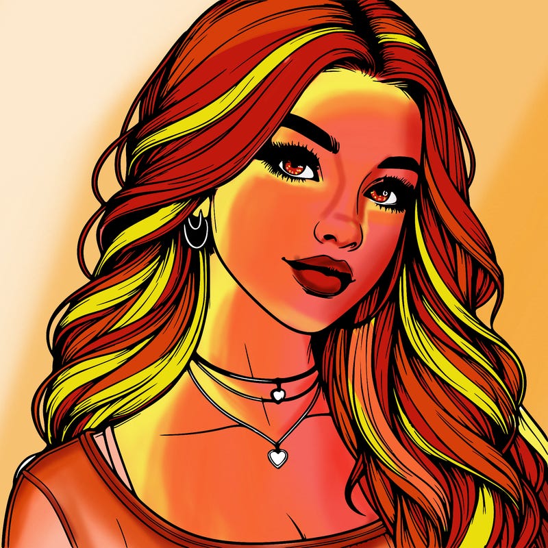 detailed realistic girl