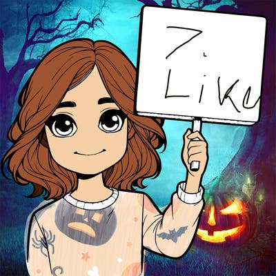 realistic girl holding up a sign