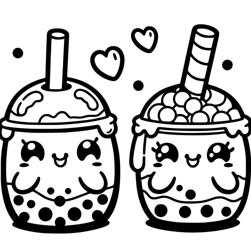 cute boba tea