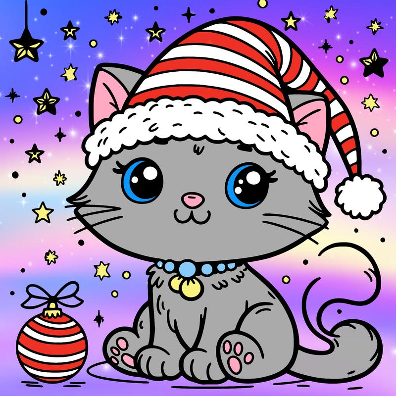 cat christmas