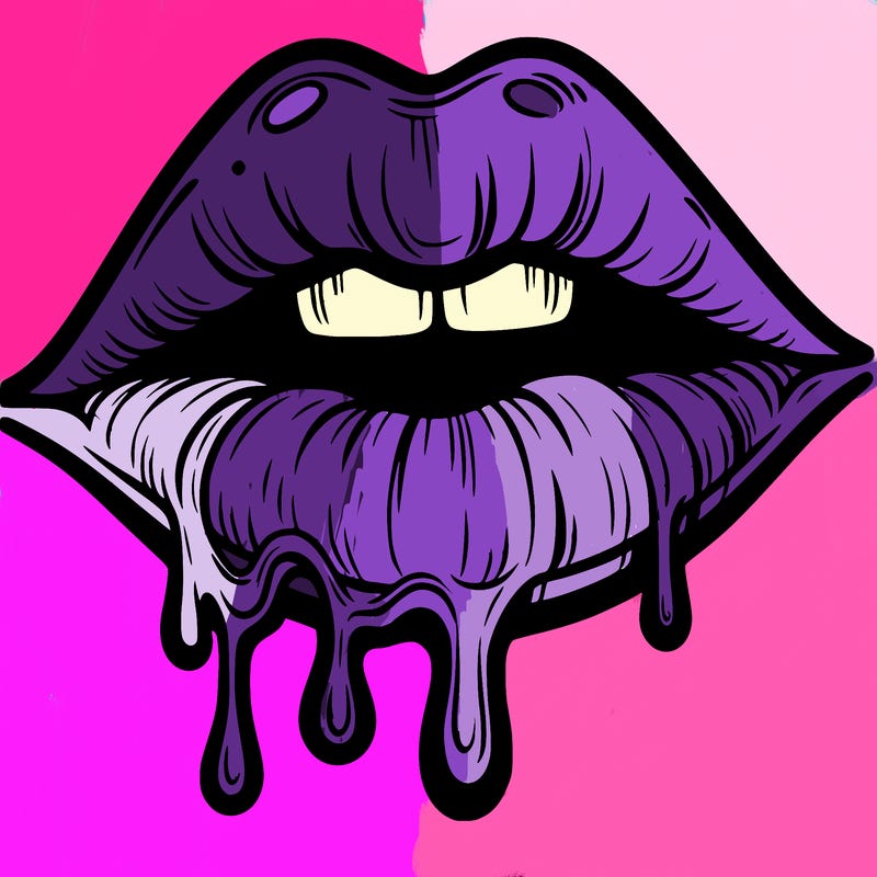 lips that look realistic and drip