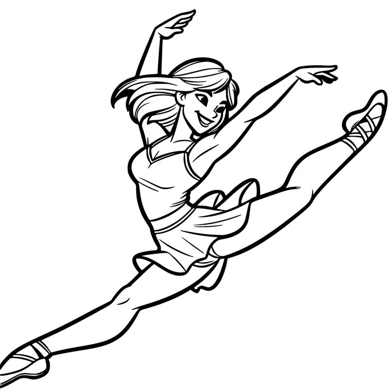 dancer leaping