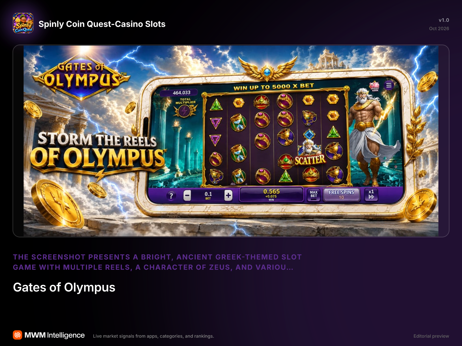 Spinly Coin Quest-Casino Slots - Games App | MWM