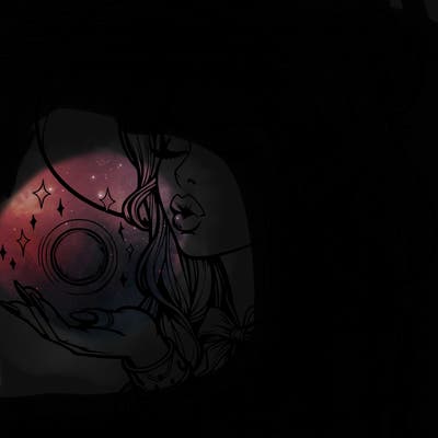 realistic elf casting a spell with lips