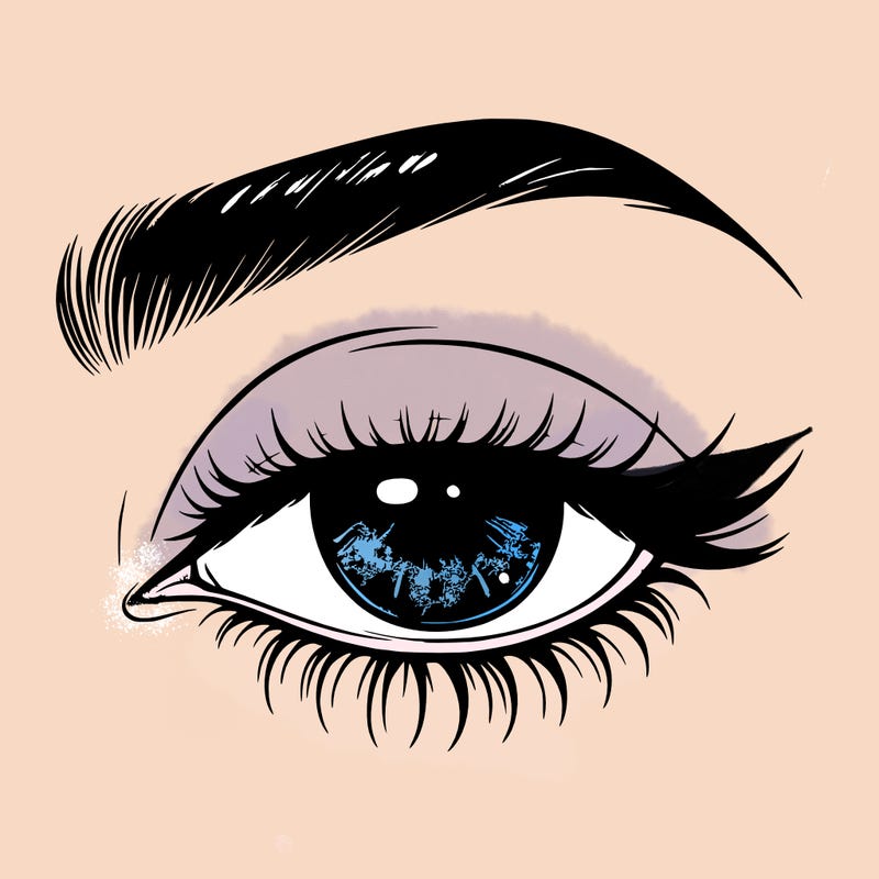 eye closed realistic