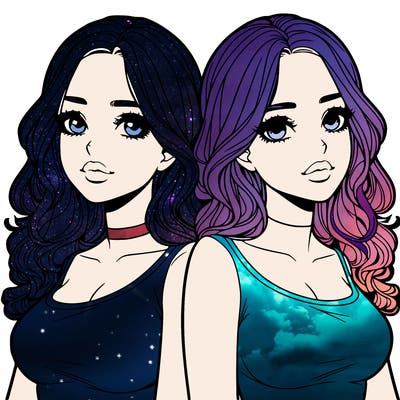 realistic twin sisters