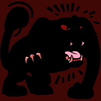 panther hissing