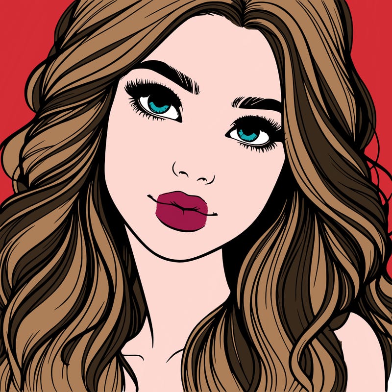 beautiful realistic girl