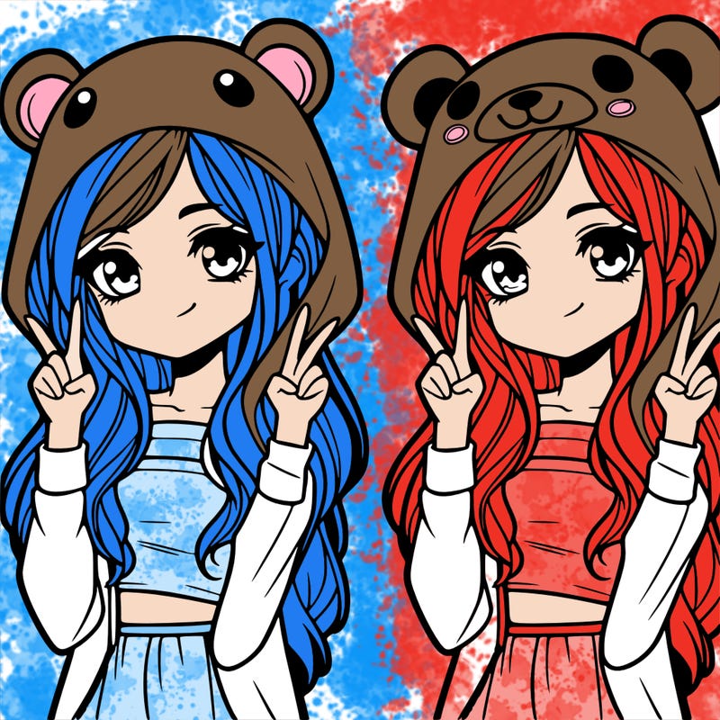 teen girl in animal costume