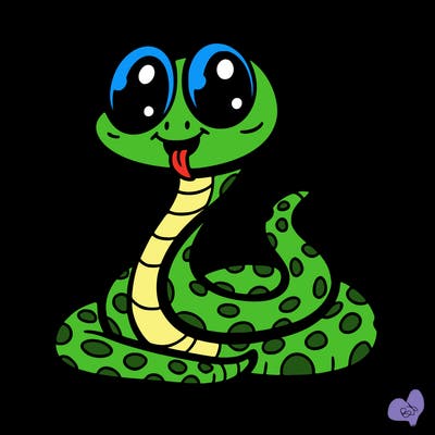friendly snake