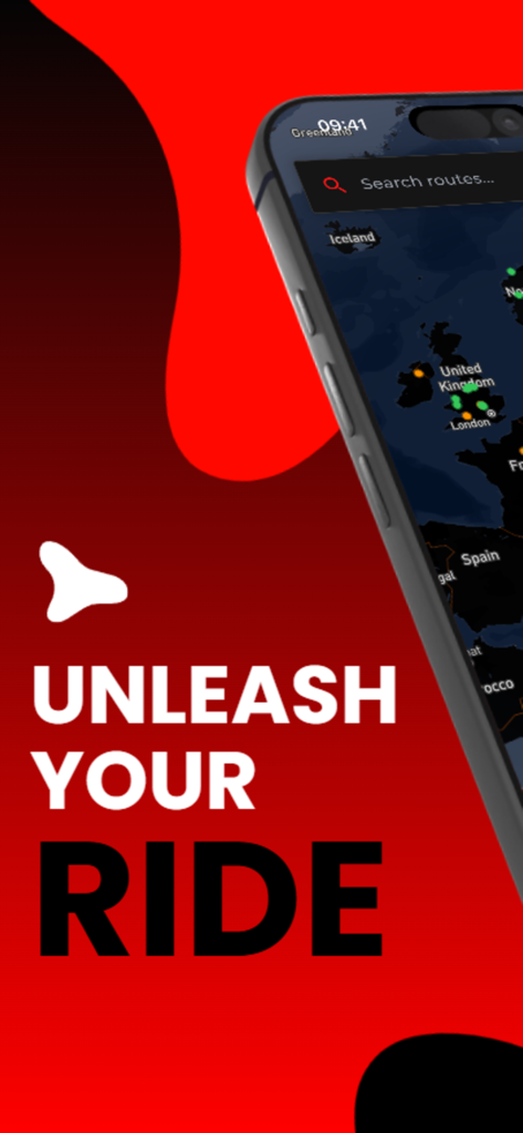 Tela promocional do aplicativo DriveGo com um telefone exibindo uma interface de mapa e o texto Libere Sua Viagem