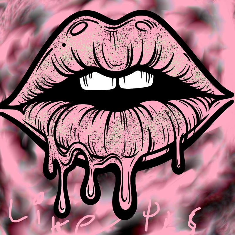 lips that look realistic and drip