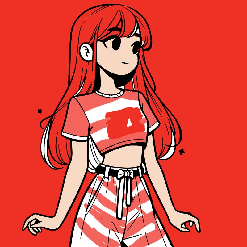 girl in a cute crop top