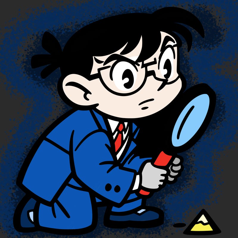 conan is looking for evidence