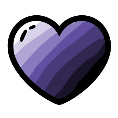 a blank heart