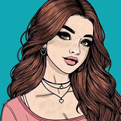 detailed realistic girl