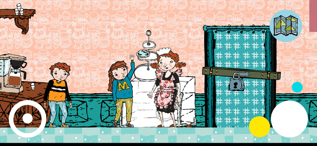 The JerryMaya Detective Agency - Jerry and Maya investigating a mystery inside a bakery with a locked door