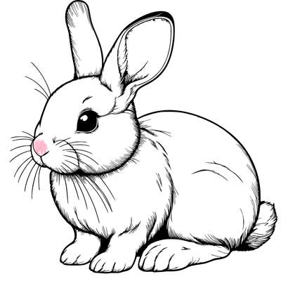 realistic rabbit